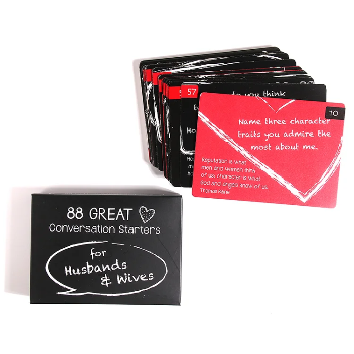 Hellofuntoys™ 88 Great Couple Quiz Card Game Love Talk Game for Couples Board Game Card