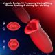 10 Vibration Thrusting & 10 Kissing Biting Modes Thrusting Rose Sex Toy Vibrate