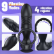 Mason APP/Controller & 9-Telescopic/Vibration & Penis Ring Locking Prostate Massager