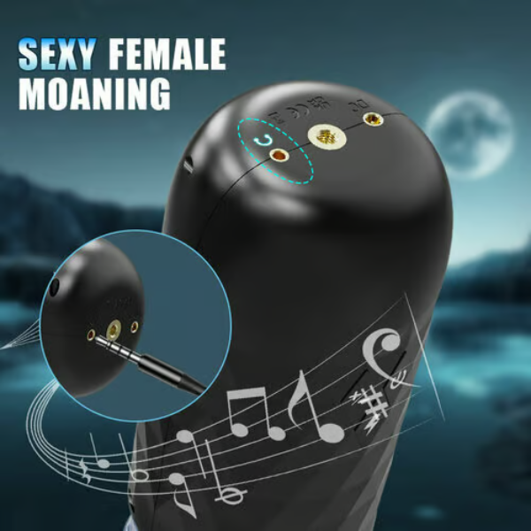 Hellofuntoys™ Hand-Free 7 Expansion Rotating Voice Function Masturbator Cup