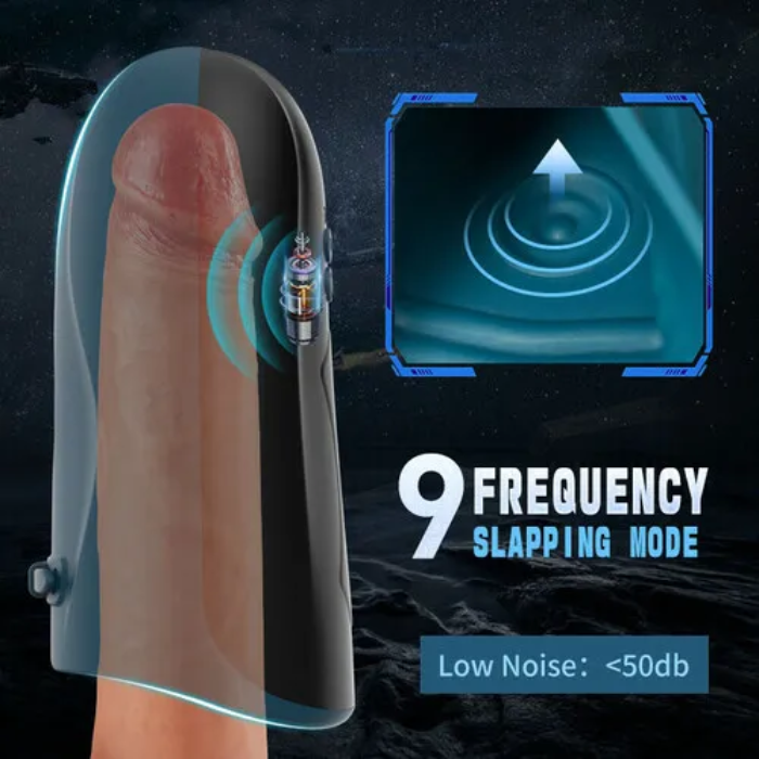 Hellofuntoys™ APP Control Belt Design Pulsing Slapping Vibration Penis Trainer