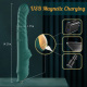 3 IN 1 Telescopic G-Spot Vibrator with Beads Ring and Clit Stimulator