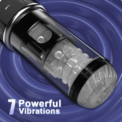 5 Rotating 5 Sucking 7 Vibrating Masturbator & Training 2 IN 1 Adult Toys - Image 5