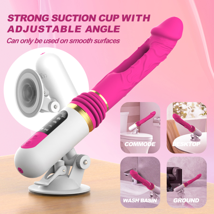 Hellofuntoys™ Revolutionary Flapping and Thrusting Dildo with Strong Suction Cup