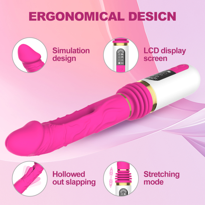 Hellofuntoys™ Revolutionary Flapping and Thrusting Dildo with Strong Suction Cup