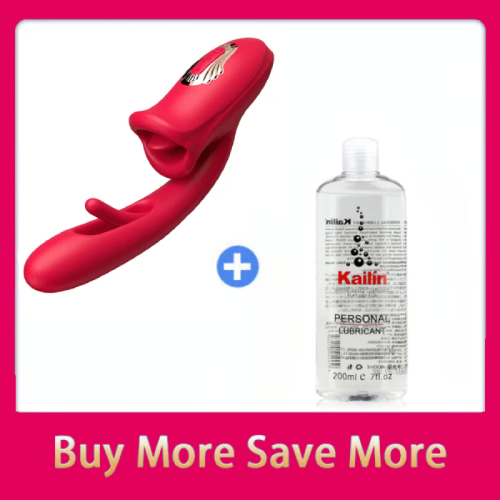 Hellofuntoys™ G Spot Flapping Vibrator with Kissing Function & Vibrating Tongue