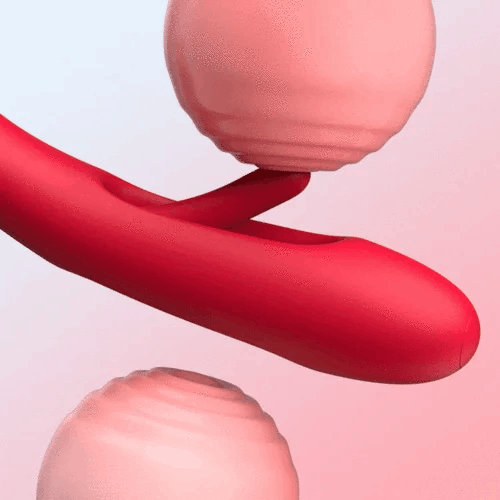 Hellofuntoys™ G Spot Flapping Vibrator with Kissing Function & Vibrating Tongue