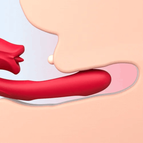 Hellofuntoys™ G Spot Flapping Vibrator with Kissing Function & Vibrating Tongue