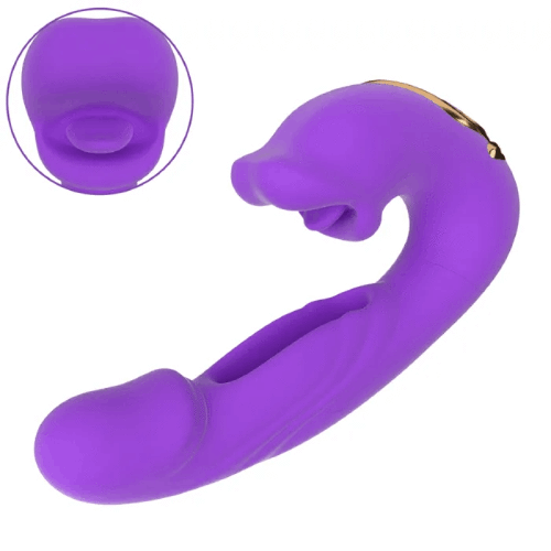 Hellofuntoys™ G Spot Vibrator: 7 Modes for Clitoral Stimulation, Thrusting Dildo & Anal Play