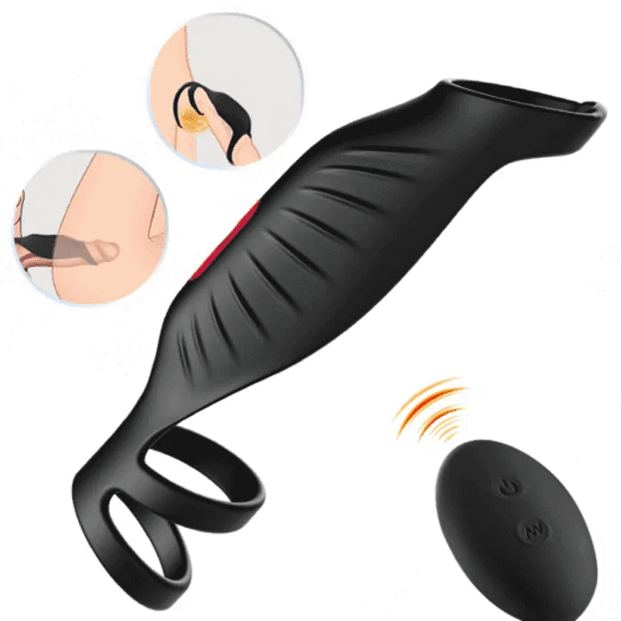 💥NEW YEAR GET FREE LUBE💥 Hellofuntoys™ Pleasure Fusion Pro 9 Vibration Modes Efficient&Flexible Cock Ring