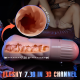 Hellofuntoys™ 5 Sucking 10 Vibrating Simulated Vagina Masturbator and Pussy Pocket