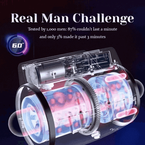 Bath Dragon Dual-end Blowjob Machine Thrusting Rotating Vibrating Waterproof