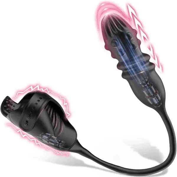 💥NEW YEAR GET FREE LUBE💥 Hellofuntoys™ 7 Thrusting 7 Vibrating Prostate Massager & Penis Vibrator For Men Couple Sex Toy