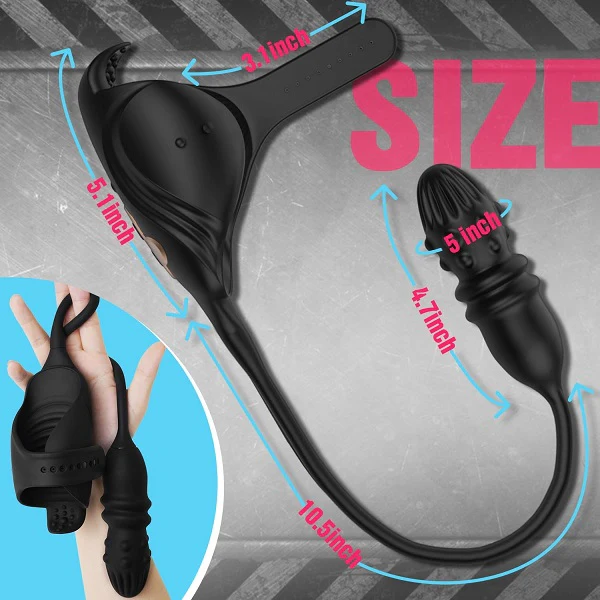💥NEW YEAR GET FREE LUBE💥 Hellofuntoys™ 7 Thrusting 7 Vibrating Prostate Massager & Penis Vibrator For Men Couple Sex Toy