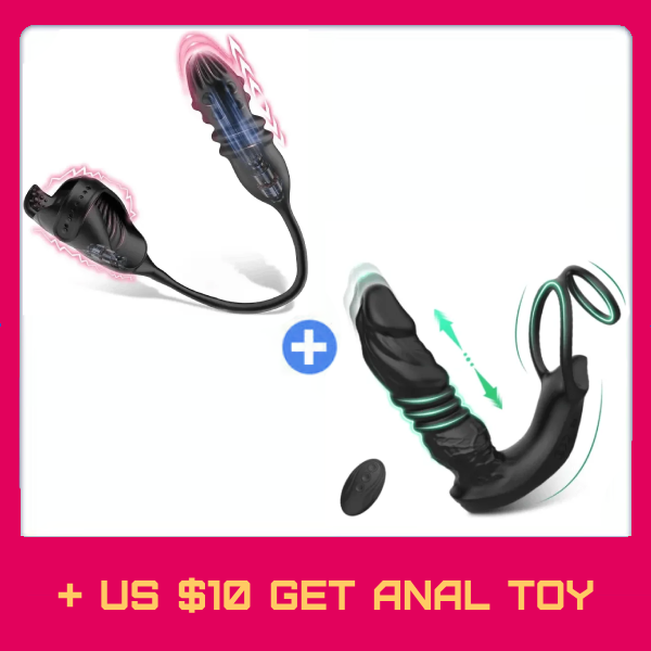 💥NEW YEAR GET FREE LUBE💥 Hellofuntoys™ 7 Thrusting 7 Vibrating Prostate Massager & Penis Vibrator For Men Couple Sex Toy