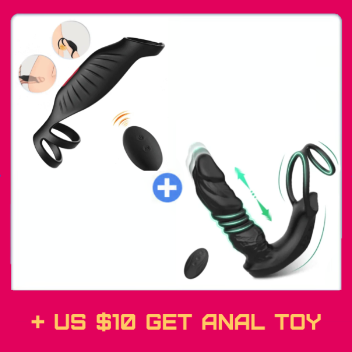 💥NEW YEAR GET FREE LUBE💥 Hellofuntoys™ Pleasure Fusion Pro 9 Vibration Modes Efficient&Flexible Cock Ring
