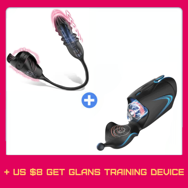 💥NEW YEAR GET FREE LUBE💥 Hellofuntoys™ 7 Thrusting 7 Vibrating Prostate Massager & Penis Vibrator For Men Couple Sex Toy