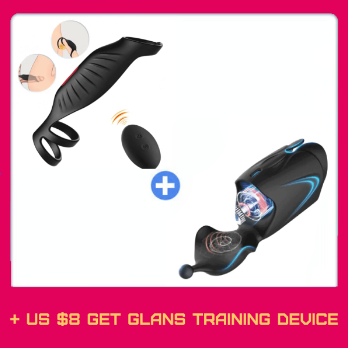 💥NEW YEAR GET FREE LUBE💥 Hellofuntoys™ Pleasure Fusion Pro 9 Vibration Modes Efficient&Flexible Cock Ring