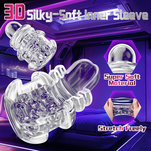 Hellofuntoys™ Blowjob Queen 10 Tapping Thrusting Male Glans Training Stimulator