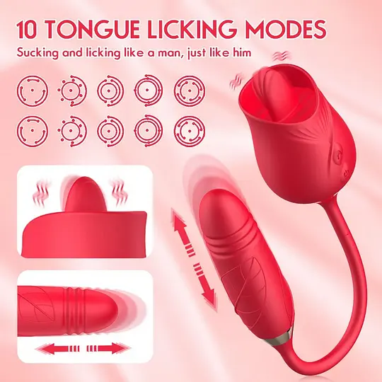 Discreet Delivery 10-Function Flower-Shaped Wellness Device | Dual-End Relaxation Tool