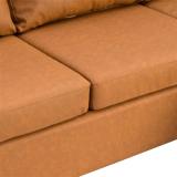 Technology Cloth Combination Sofa Light Brown