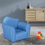 Children Single Sofa Bent Back Blue / Pink