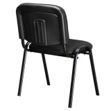 5pcs Mesh Office Chair without Arms Black (55x53*79)cm
