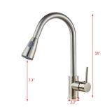 All Copper Kitchen Pull Faucet
