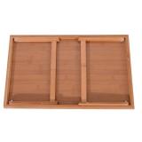 Simple Bamboo Tea Table Wood Color