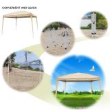 3 x 3m Home Use Outdoor Camping Waterproof Folding Tent with Carry Bag Khaki
