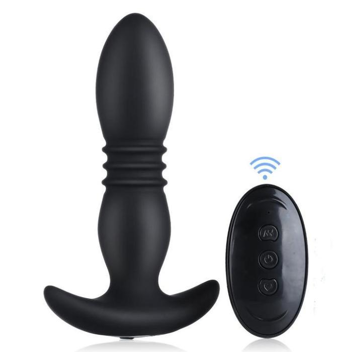 3 Folds Thrusting Vibration Butt Plugs that let you enjoy the climax of P point