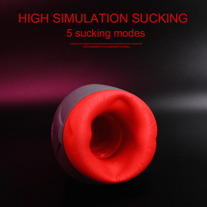 Automatic Oral Sex Heating Sucking Masturbation Cup