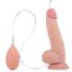 8 Inch Realistic Ejaculating Ultra-Soft Dildo With Suction Cup