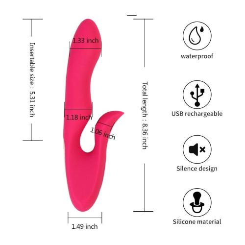 Rabbit Vibrator For Women Dildo Vibrators Vagina G spot Clitoris Stimulator Vibrating Massager Adult Couples Sex Toys Sexshop