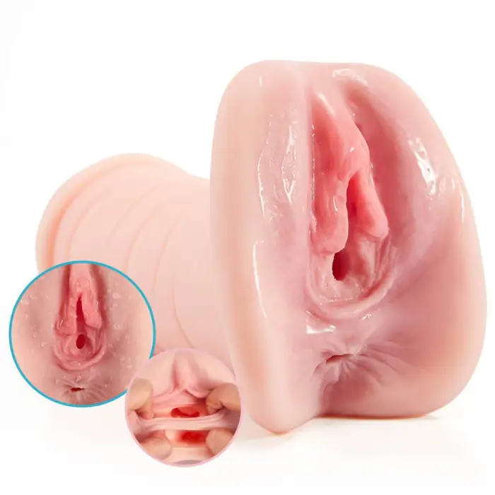6.89  Realistic Vagina and Ass Doggy Style Male Masturbator