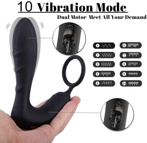 Sohimi Anal Vibrator with Penis Ring