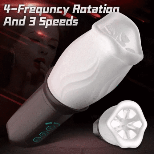 Automatic Rotating Bare Sleeve 4-frequency Rotation 3 Speeds Oral Sex Masturbator