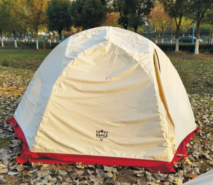 K-A | Polyester cotton round tent outdoor picnic equipment indoor camping supplies thickened fully automatic folding portable rainproof