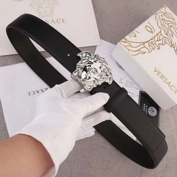 Super Perfect Quality Versace Belts(100% Genuine Leather,Steel Buckle)-568