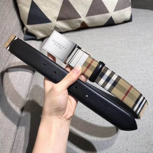 Super Perfect Quality Burberry Belts(100% Genuine Leather,steel buckle)-063