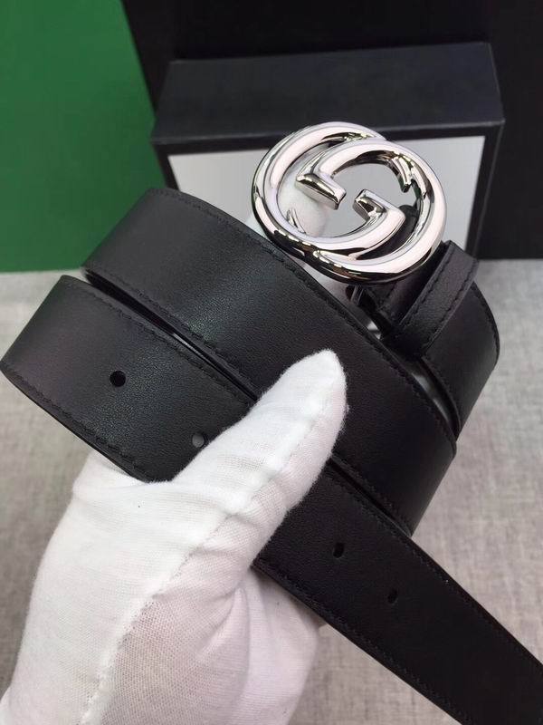 Super Perfect Quality G women Belts(100% Genuine Leather,steel Buckle)-454