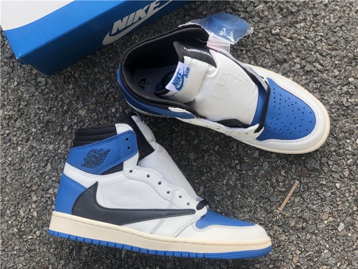 Authentic Travis Scott x Fragment x Air Jordan 1