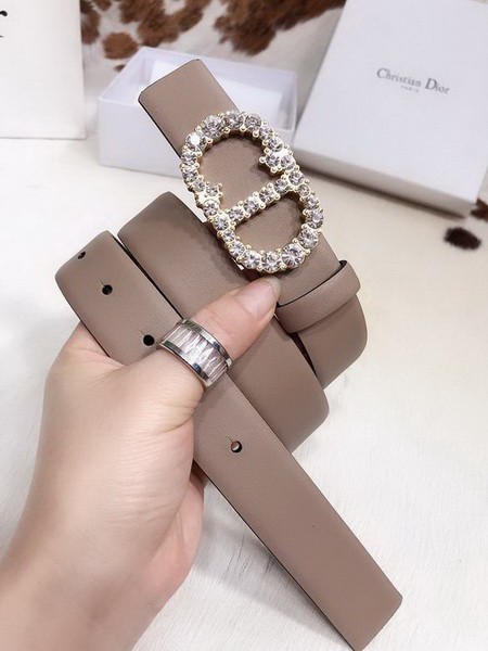 Super Perfect Quality Dior Belts(100% Genuine Leather,steel Buckle)-597