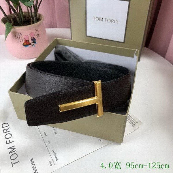 Super Perfect Quality Tom Ford Belts(100% Genuine Leather,Reversible Steel Buckle)-028