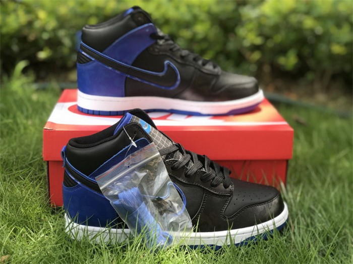 Authentic Nike Dunk High “Blue Camo”