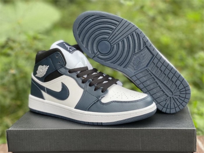 Authentic Air Jordan 1 Low “Dark Teal” GS