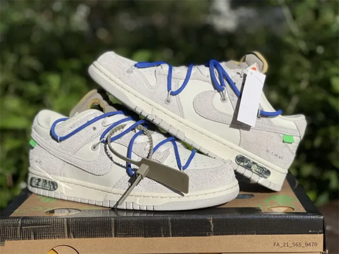 Authentic OFF-WHITE x Nike Dunk Low “The 50” DJ0950 104