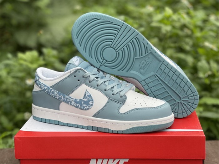 Authentic Nike Dunk Low “Blue Paisley”
