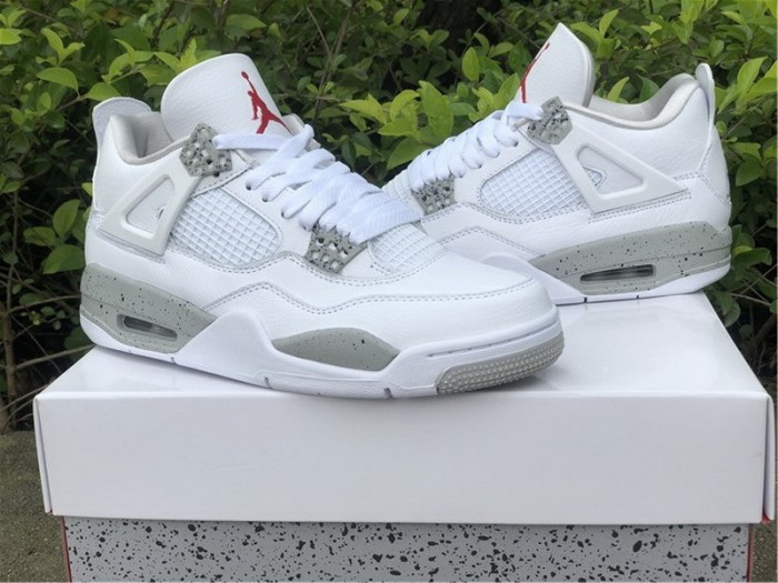 Authentic Air Jordan 4 “White Oreo”