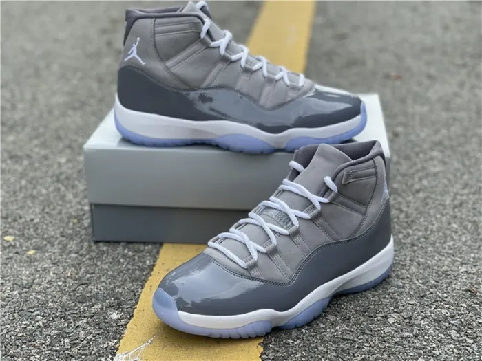Authentic Air Jordan 11 Cool Grey 2021